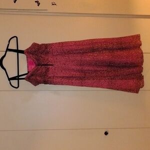 Torrid Betsey Johnson 14 Sweetheart Pinkleopard Dress